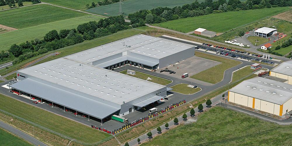 Luftaufnahme Wacker Neuson Standort Korbach.