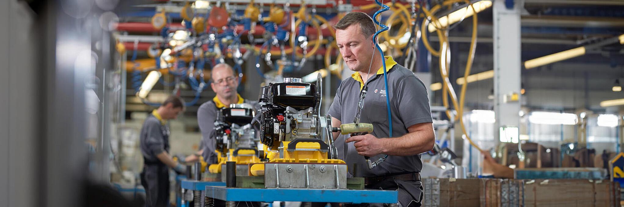 Wacker Neuson production hall in Reichertshofen, Germany