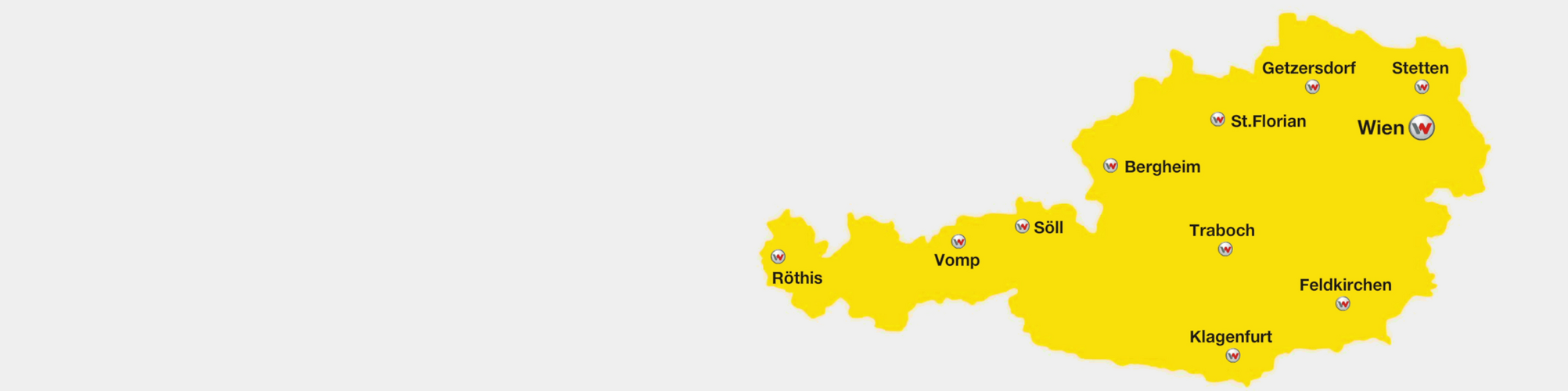 Landkarte von Österreich